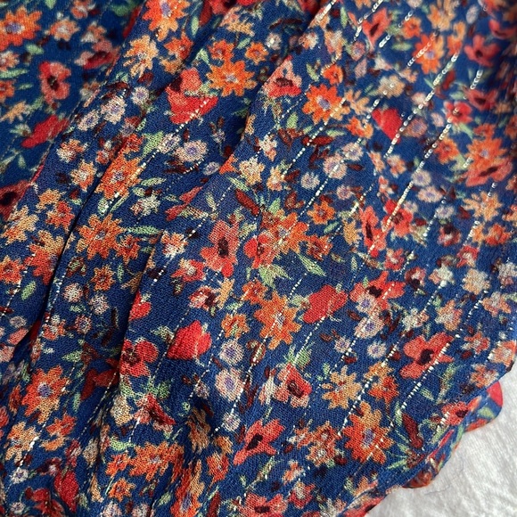 Saylor tiered blue mini dress - Picture 9 of 11